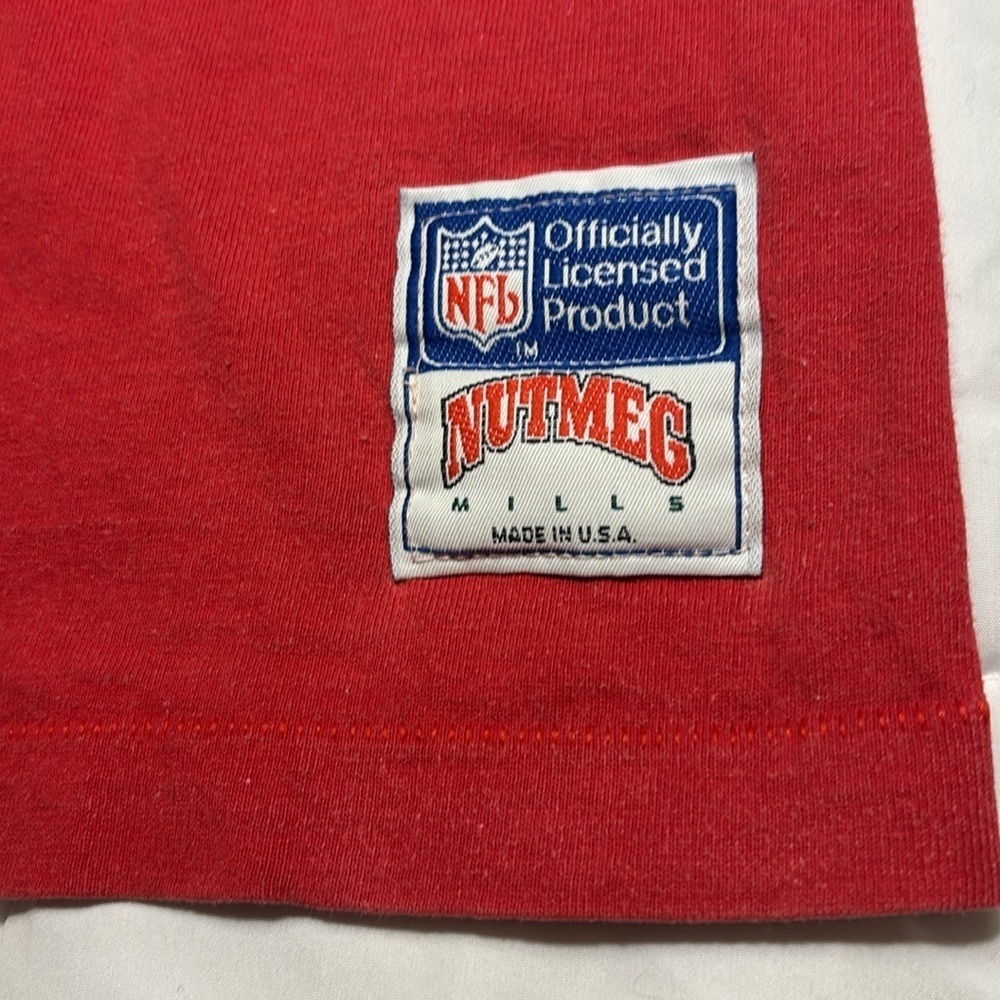 NFL (Nutmeg) - Kansas City Chiefs Locker Room T-Shirt 1990s X-Large - Picture 5 of 11